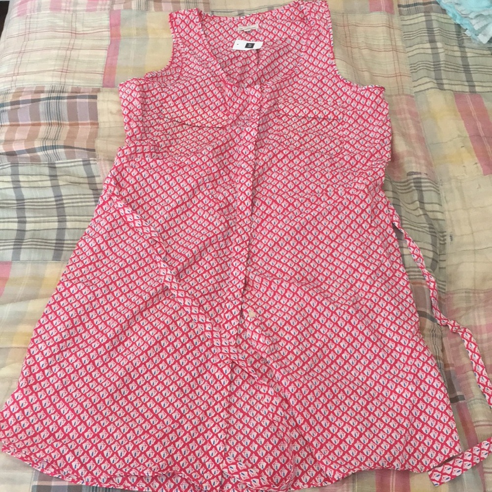 GAP Lantern Print Dress Size L NWT